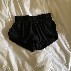 Lulu lemon black tracker shorts